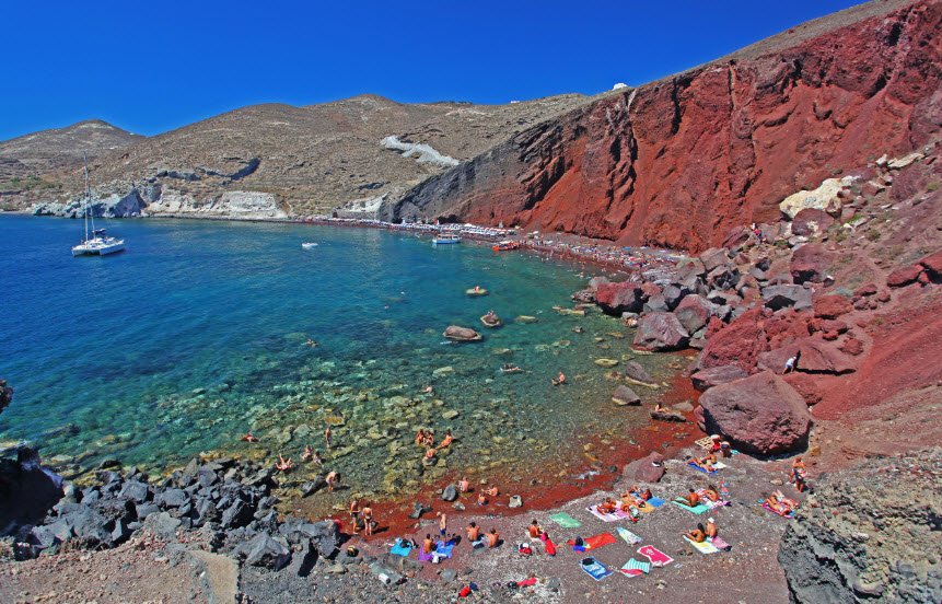 Red Beach (Kokkini Paralia), Santorini, Greece